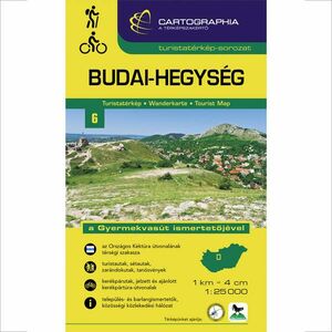 Cartographia Budai-hegység turistatérkép kép