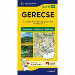 Cartographia Gerecse turistatérkép kép