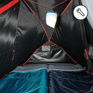 Quechua Hálófülke 2 Seconds Easy Fresh&Black, személyes sátorhoz kép