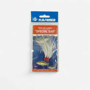 Flashmer Tollas műcsali Special, tengeri horgászathoz, N°3/0, 3 db, fehér kép