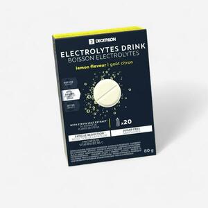 Decathlon Elektrolit pezsgőtabletta, cukormentes, citromos, 20 x 4 g kép