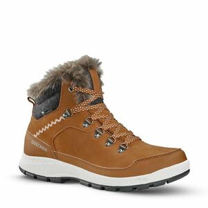 Quechua Női téli túracipő SH500 X-Warm, hőtartó és vízhatlan, világosbarna kép
