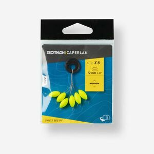 Caperlan Lebegő gyöngy, surfcasting horgászathoz, ovális, 12 mm, sárga kép