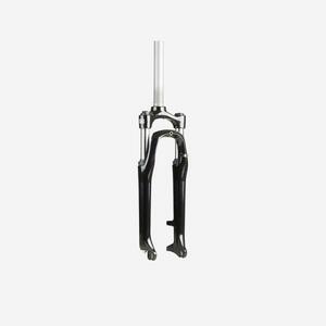 Btwin Teleszkópos villa, 24”-os, 1"1/8 Ahead, tárcsafékes, fekete kép