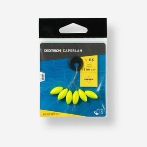 Caperlan Lebegő gyöngy, ovális, 15 mm, sárga, surfcasting horgászathoz kép