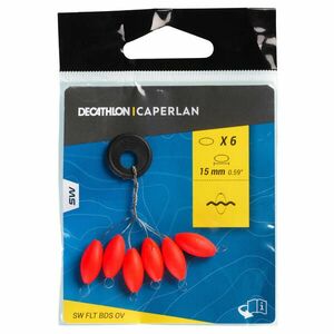 Caperlan Lebegő gyöngy, ovális, 15 mm, piros, surfcasting horgászathoz kép