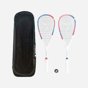 Perfly Felnőtt squashütő szett, 155 g, 2 ütő, 1 labda, táska kép