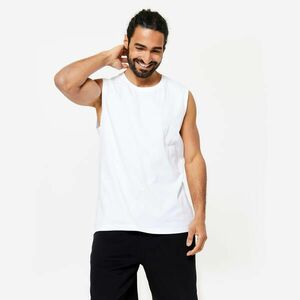Domyos Férfi fitnesz ujjatlan póló, rugalmas - 500-as kép