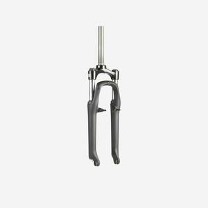 Btwin Teleszkópos villa, 24”-os, 1” Ahead V-fék, fekete kép