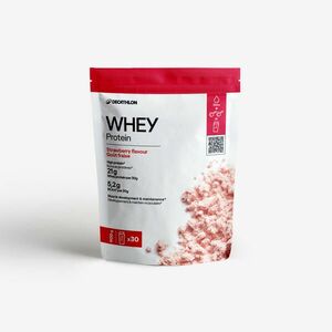 Decathlon Tejsavófehérje, eper, 900 g kép