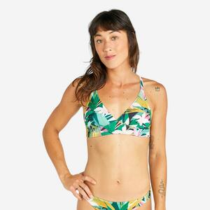 Decathlon Női bikinifelső, állítható pánttal - Bea tropical kép