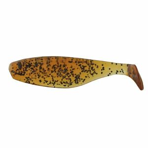 Mann's Gumihal 6CM SHAD AS 10 db / csomagolás, méz, fekete glitter kép