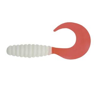 Mann's Gumihal TWISTER 4' CTG WFT 10 db / csomagolás, fehér-piros farok kép