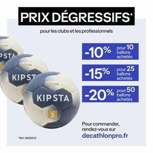 Kipsta Kézilabda, 3-as méret, hibrid - HB500 kép