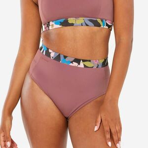Decathlon Női bikinialsó, magasított derekú - Rosa kép
