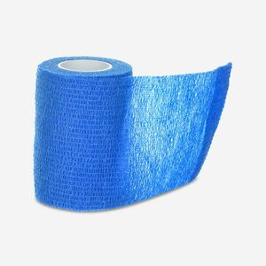 Decathlon Kohéziós kötszer, újrahasználható, 7, 5 cm x 4, 5 m, kék kép