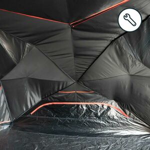 Quechua Hálófülke 2 Seconds Easy Fresh&Black, 3 személyes sátorhoz kép