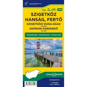 Cartographia Szigetköz, Hanság, Fertőd túristatérkép kép