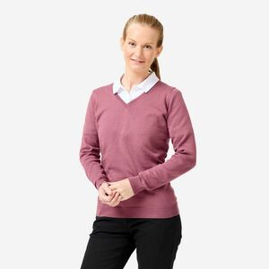 Inesis Női golf pulóver, pamut, V-nyakú - MW100 kép
