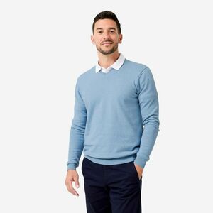 Inesis Férfi golfpulóver, V-nyakú, 100% pamut - MW100 kép