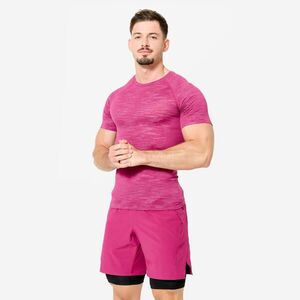 Domyos Férfi fitnesz kompressziós póló, kerek nyakú kép