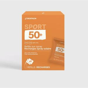 Decathlon Utántöltő SPF50+ fényvédő spray-hez, 2 x 50 ml kép