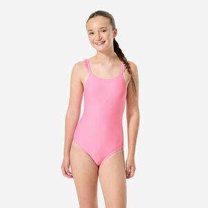 Decathlon Lány úszódressz, egyrészes - Lila kép