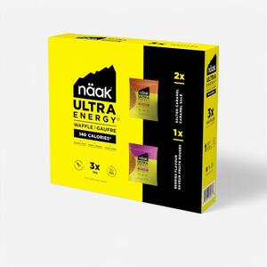Naak Energiaostya, bogyós gyümölcs és sós karamell, 3 x 30 g - Ultra Energy™ kép