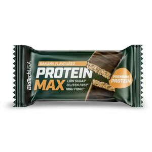 Biotechusa Fehérjeszelet, banánízű, 45 g - Protein Max kép