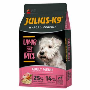 Julius-k9 Kutyatáp - HighPremium 12 kg, felnőtt, hipoallergén, bárányos, rizses kép