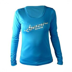 HAVEN Hosszú ujjú kerékpáros mez nyári - AMAZON LADY LONG MTB - fehér/kék kép