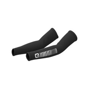 ALÉ Kerékpáros karmelegítő - SUNSELECT ARMWARMER - fekete/fehér kép