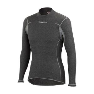 CASTELLI Hosszú ujjú kerékpáros póló - FLANDERS WARM - szürke kép