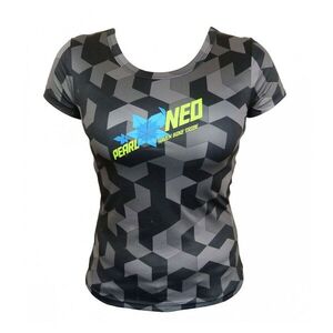 HAVEN Rövid ujjú kerékpáros mez - PEARL NEO LADY MTB - fekete kép