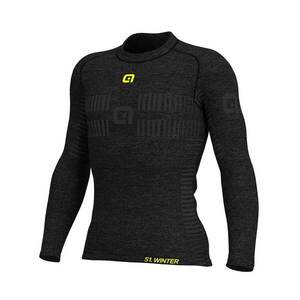 ALÉ Hosszú ujjú kerékpáros póló - SEAMLESS WOOL - szürke kép
