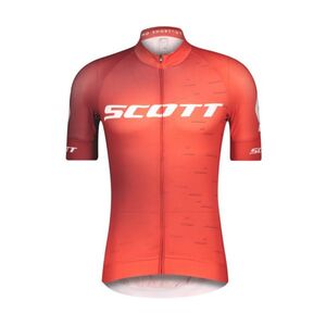 SCOTT Rövid ujjú kerékpáros mez - RC PRO 2021 - piros/fehér kép