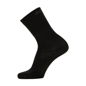 SANTINI Klasszikus kerékpáros zokni - WOOL SOCKS - fekete kép