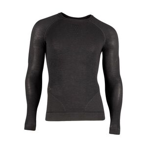 UYN Hosszú ujjú kerékpáros póló - FUSYON CASHMERE - fekete kép