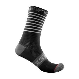 CASTELLI Klasszikus kerékpáros zokni - SUPERLEGGERA 12 LADY - fehér/fekete/szürke kép