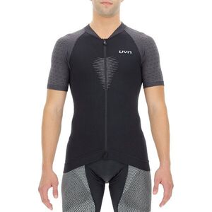 UYN Rövid ujjú kerékpáros mez - BIKING GRANFONDO - szürke/fekete kép