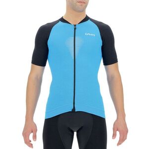 UYN Rövid ujjú kerékpáros mez - BIKING GRANFONDO - kék/fekete kép