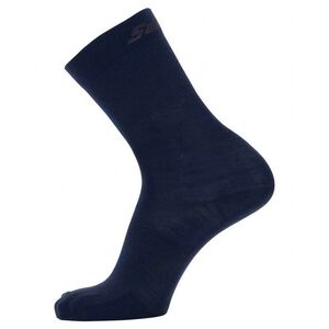 SANTINI Klasszikus kerékpáros zokni - WOOL SOCKS - kék kép