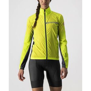 CASTELLI Kerékpáros szélálló dzseki - SQUADRA STRECH LADY - sárga kép