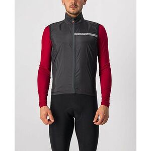 CASTELLI Kerékpáros mellény - SQUADRA STRECH - fekete kép