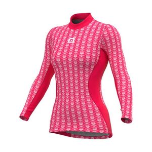 ALÉ Hosszú ujjú kerékpáros póló - INTIMO CUBES LADY - rózsaszín kép