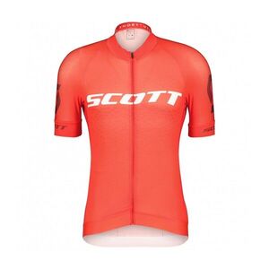 SCOTT Rövid ujjú kerékpáros mez - RC PRO SS - fehér/piros kép