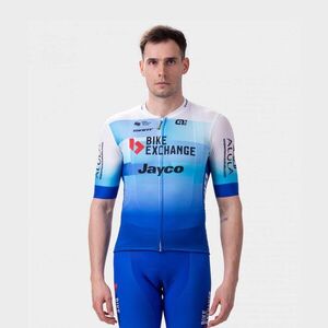 ALÉ Rövid ujjú kerékpáros mez - BIKE EXCHANGE 2022 - fehér/kék kép