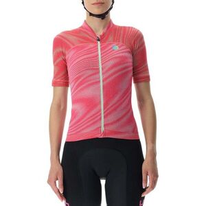 UYN Rövid ujjú kerékpáros mez - BIKING WAVE LADY - rózsaszín kép