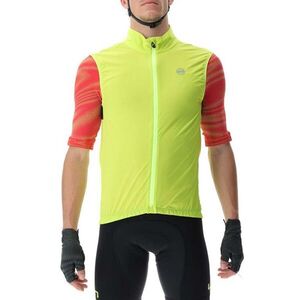 UYN Kerékpáros mellény - ULTRALIGHT WIND - fekete/sárga kép