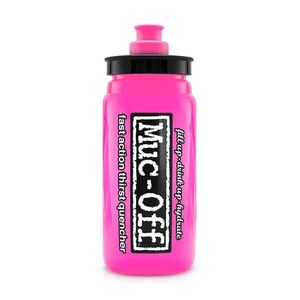 MUC-OFF Kerékpáros palack vízre - X ELITE FLY - rózsaszín/fekete kép